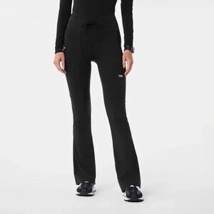 NWT Figs High Waisted Seville Flare - ScrubLegging™ - M / Black